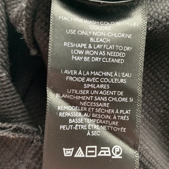 We The Free Mikah Layering Cuff Shirt Black Knit Sleeves - Picture 11 of 12